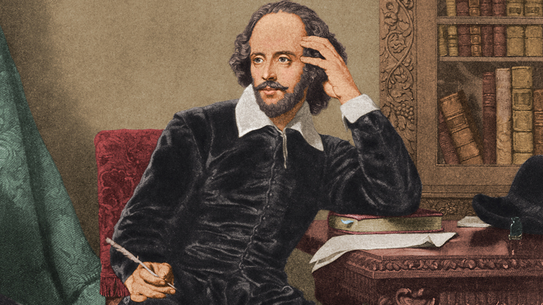 William at work (http://www.biography.com/people/william-shakespear (http://www.biography.com/people/william-shakespear))
